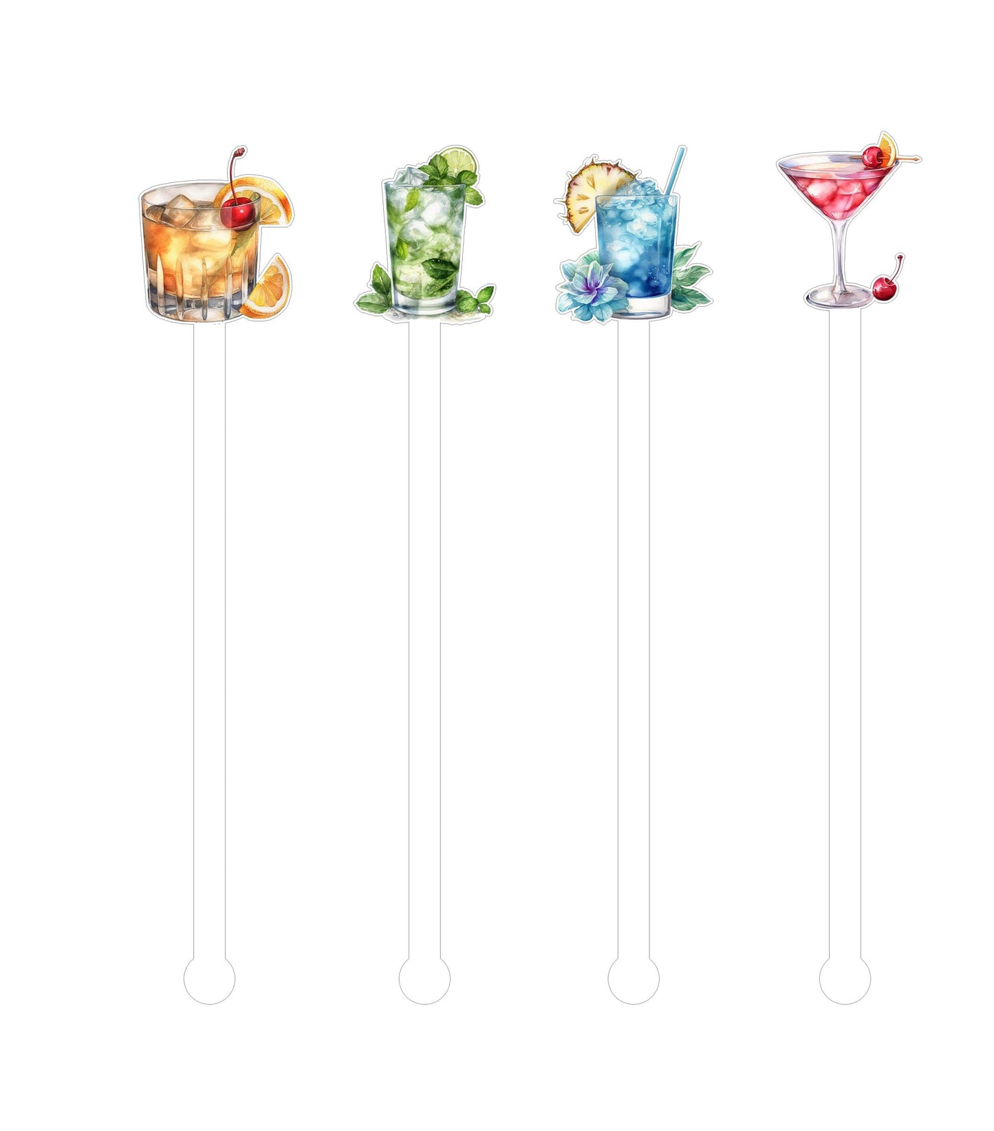 Mixed Drinks - Beverage Stick - Drink Stick - Swizzle Stick - Drink Stirrers - Cocktail Stir Stick