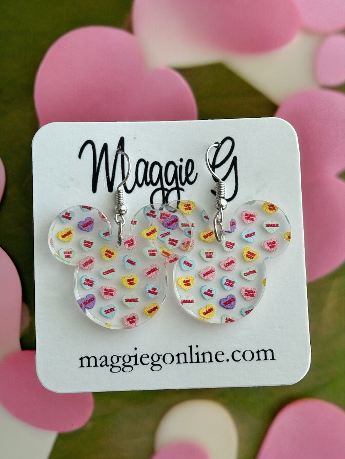 Valentine earrings Acrylic Earrings