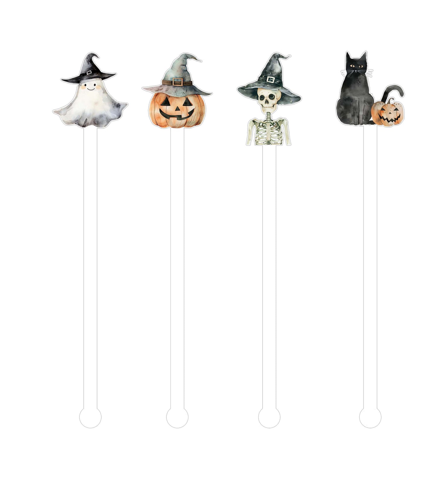 Halloween - Beverage Stick - Drink Stick - Swizzle Stick - Drink Stirrers - Cocktail Stir Stick