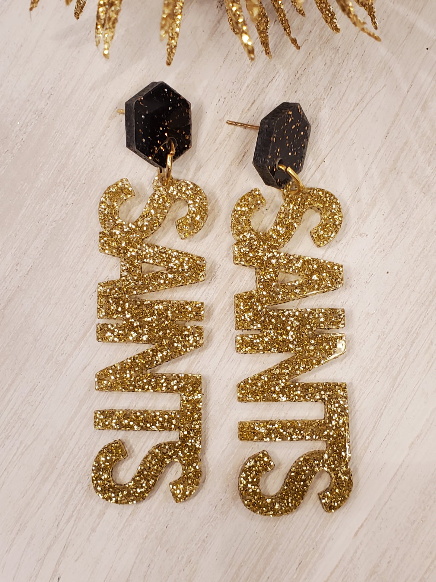 Team Earrings, Football Earrings, Spirit Wear, Game Day Earrings, Custom Earrings