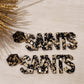 New Orleans  Saints gold flake, Team Earrings, Football Earrings, Spirit Wear, Game Day Earrings, Custom Earrings