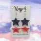 4th of July , Patriotic, Acrylic Earring