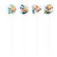 Tropical Fish - Beverage Stick -  Drink Stick - Swizzle Stick - Drink Stirrers - Cocktail Stir Stick
