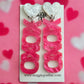 Valentine earrings Acrylic Earrings