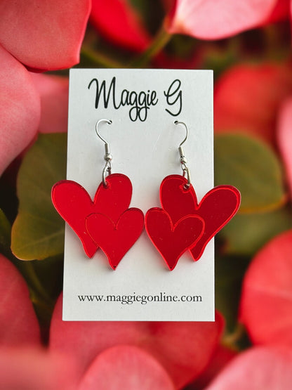 Valentine earrings Acrylic Earrings
