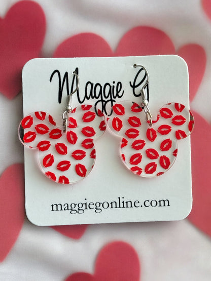 Valentine earrings Acrylic Earrings