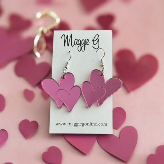 Valentine earrings Acrylic Earrings