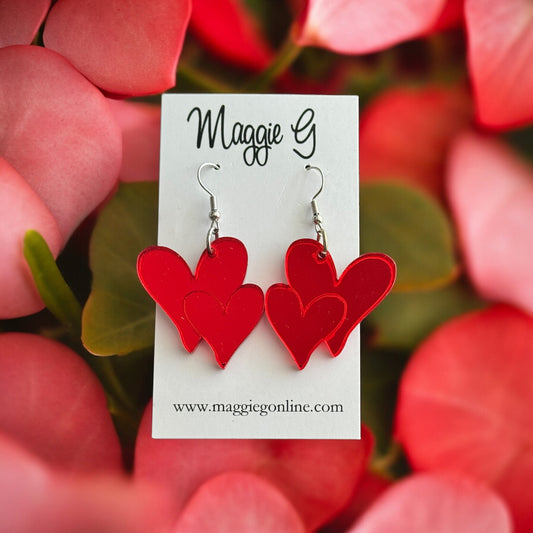 Valentine earrings Acrylic Earrings