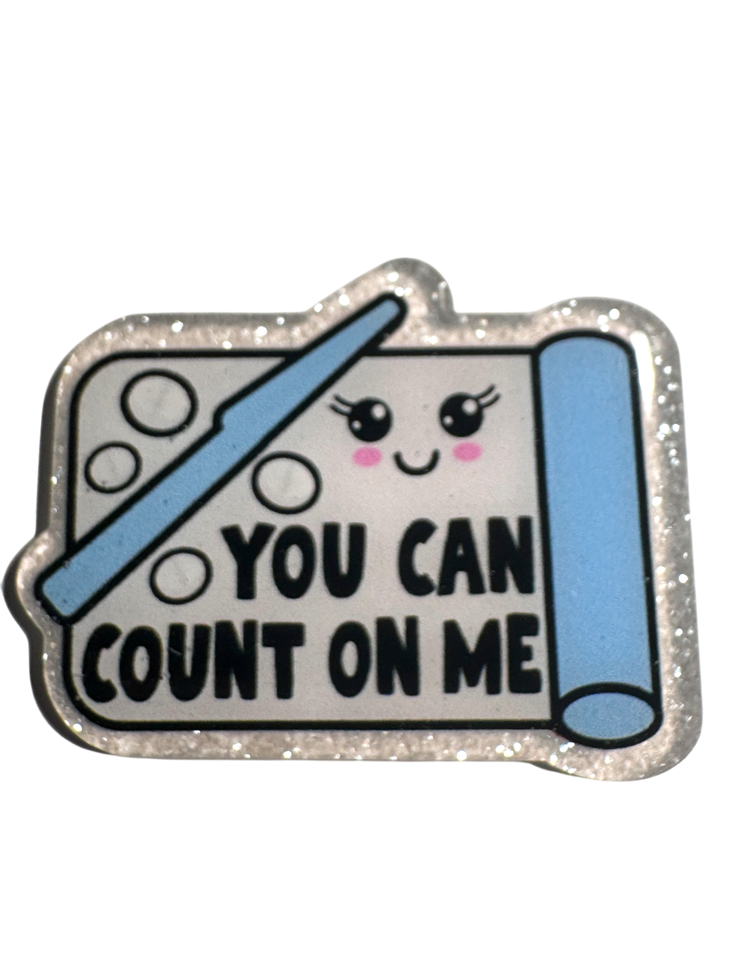Badge Reel | Interchangable |  ID Badge holder You can count on me