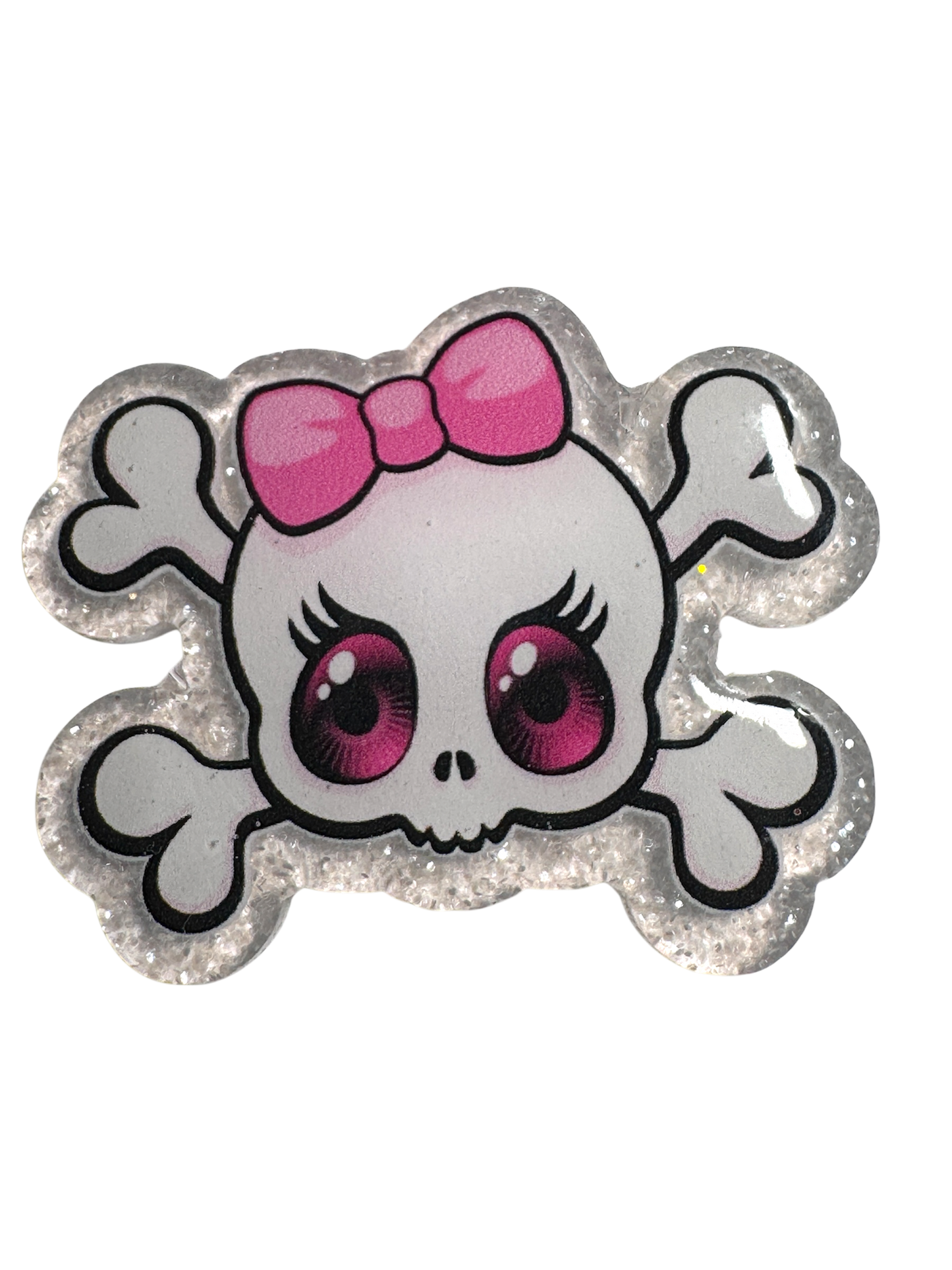 Badge Reel | Interchangable |  ID Badge holder Skull