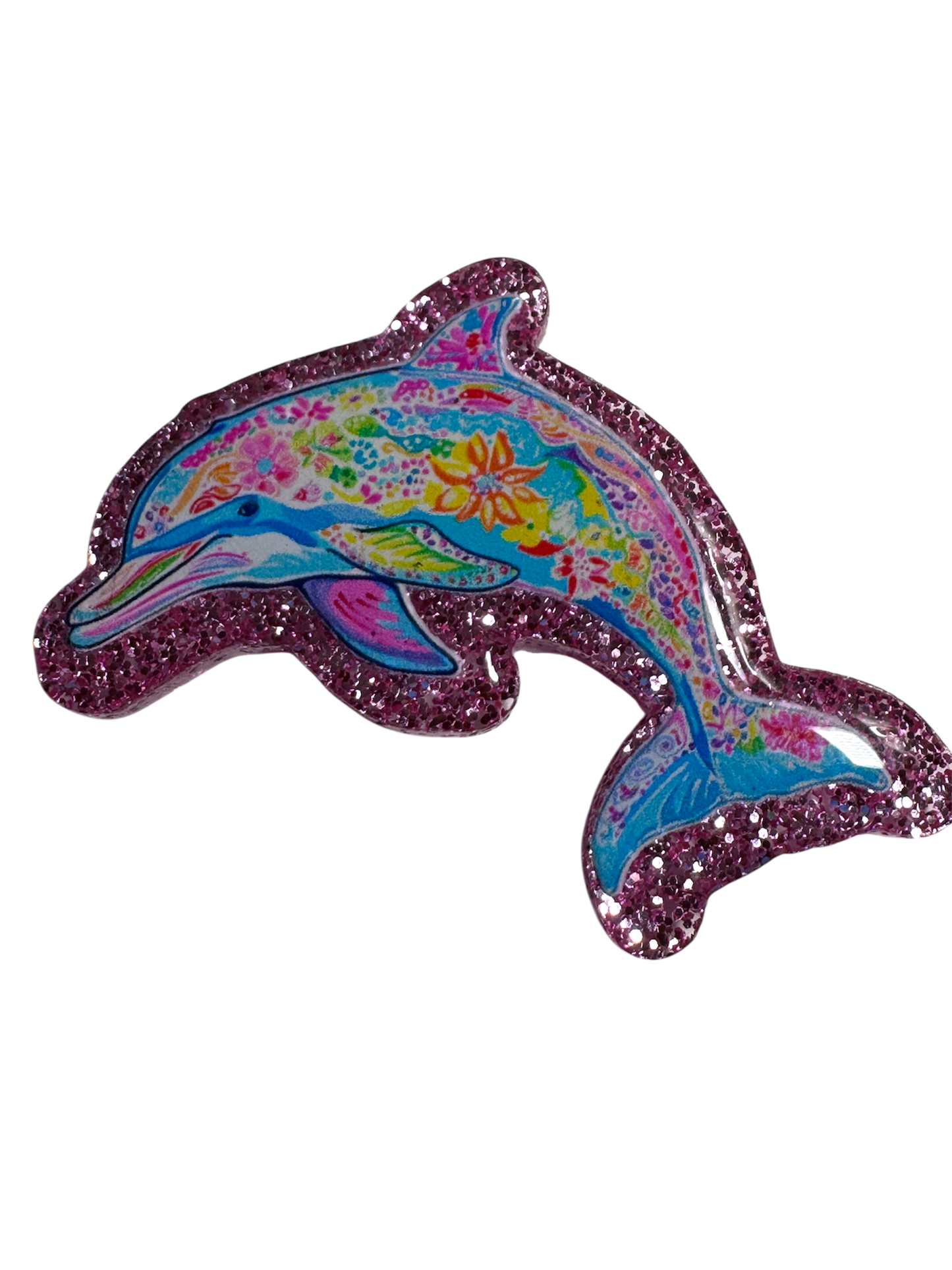 Badge Reel | Interchangable | ID Holder Preppy Dolphin