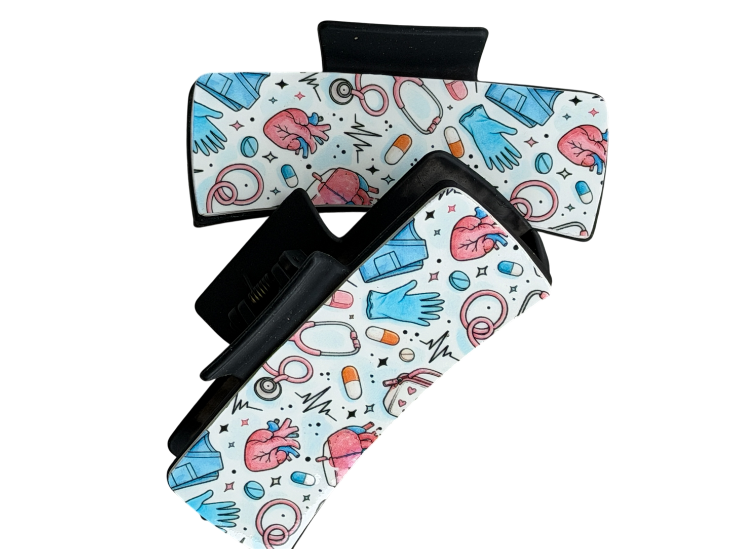 Medical Nurse Healthcare Hair Claw Clip