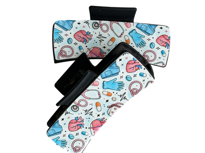 Medical Nurse Healthcare Hair Claw Clip