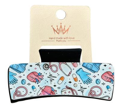 Medical Nurse Healthcare Hair Claw Clip
