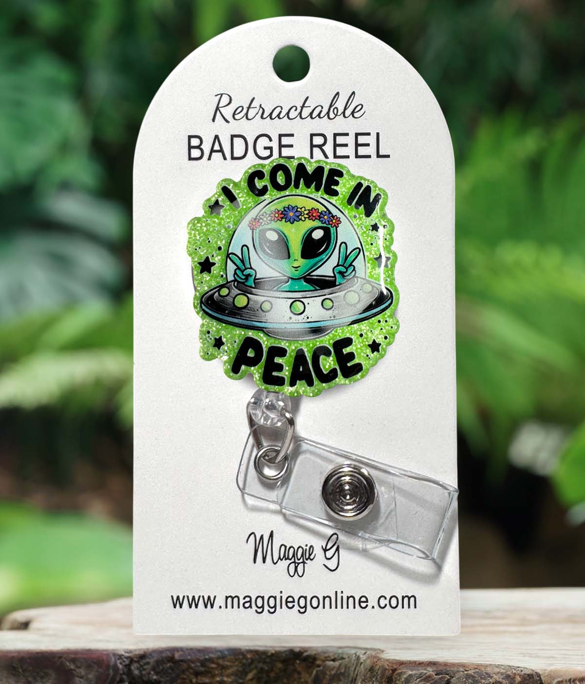 Badge Reel | Interchangable | Alien  ID Badge