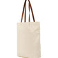 Canvas Tote Bag with Leather handles / Eco friendly Bag / Reusable