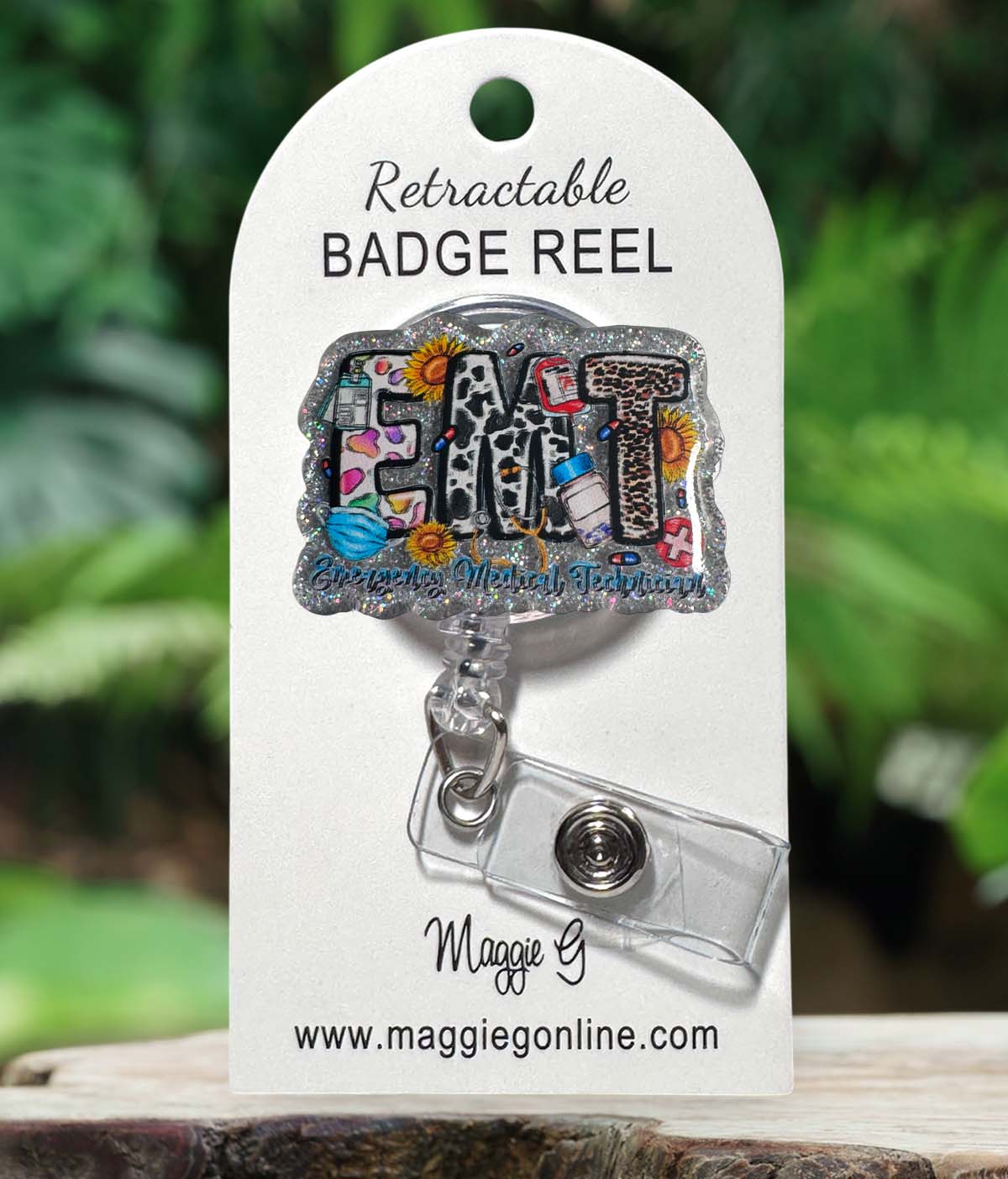 Badge Reel | Interchangable |  ID Badge holder EMT