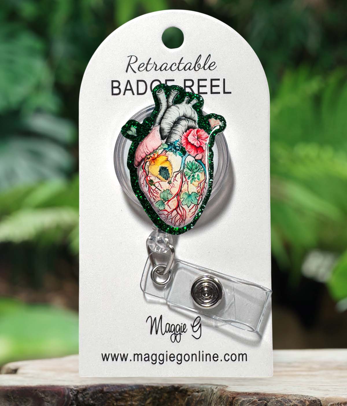 Badge Reel | Interchangable | Nursing Badge Reel  Heart