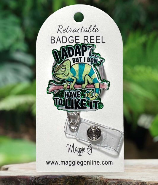 Badge Reel | Interchangable |  ID Badge holder Funny