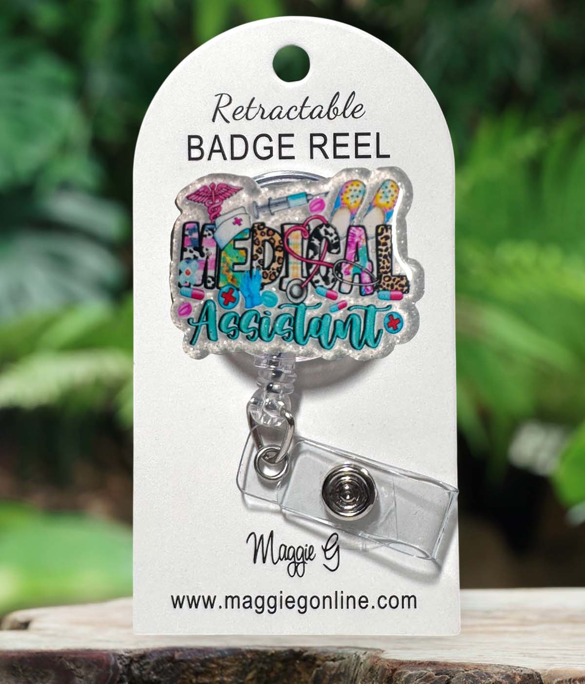Badge Reel - Nurse Badge Reel - Er Nurse Badge - CNA Badge Reel - MA Badge Reel -  Interchangable | Medical Assistant