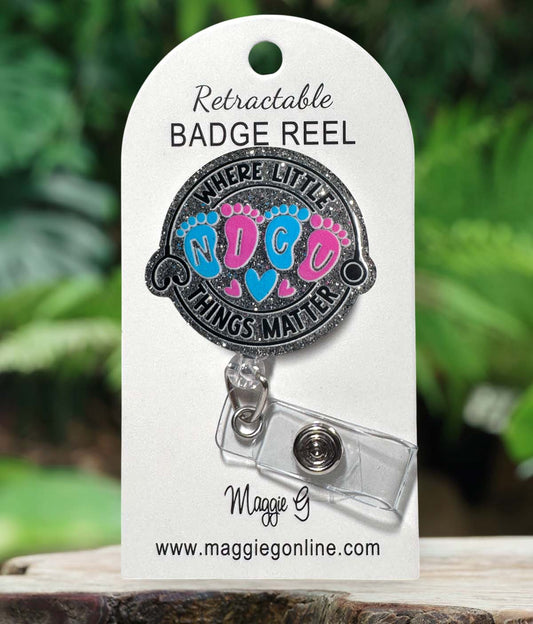 Badge Reel | Interchangable | Nurse Badge Reel  -  NICU