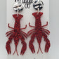 Crawfish Earrings - Crawfish Earrings, Crawfish Jewelry, Cajun Accessories, Crawfish & Corn  Earrings